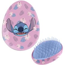 Escova de Cabelo Infantil - Disney: Stitch (Oval / Rosa)