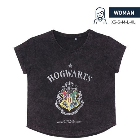 T-shirt Feminina Harry Potter: Hogwarts (S - XXL)