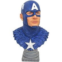 Busto Legends in 3D - Marvel Comics: Captain America (Diamond Select Toys)