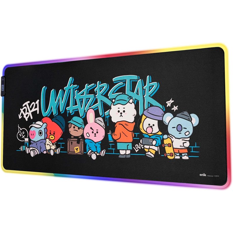 Tapete Gaming XXL Led RGB - BT21 Tapete Gaming XXL Led RGB - BT21