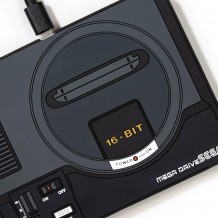 Carregador Wireless - Consola SEGA: Mega Drive