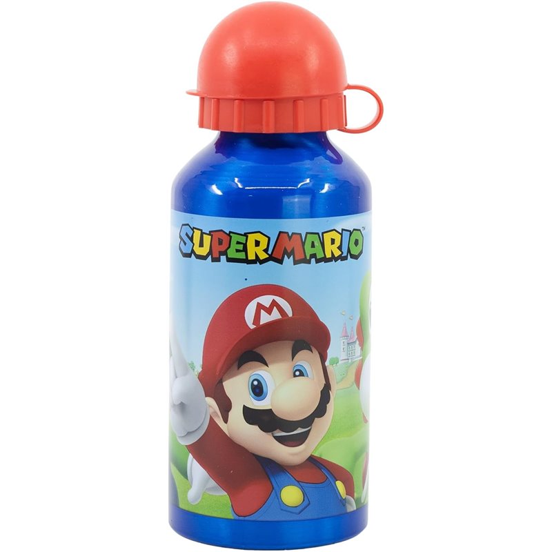 Garrafa Aluminio 400ML - Super Mario Garrafa Aluminio 400ML - Super Mario