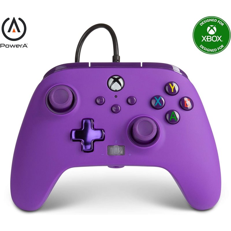 Comando PowerA Enhanced Wired Controller - Purple Royal (Xbox) Comando PowerA Enhanced Wired Controller - Purple Royal (Xbox)