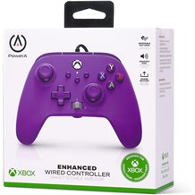 Comando PowerA Enhanced Wired Controller - Purple Royal (Xbox)
