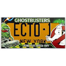 Réplica Matrícula 1984 - Caça-Fantasmas: Ecto-1