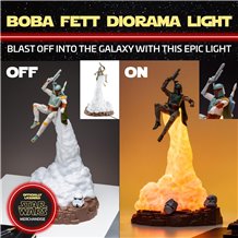 Figura Luminosa Paladone - Star Wars: Boba Fett Diorama Light