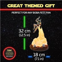 Figura Luminosa Paladone - Star Wars: Boba Fett Diorama Light