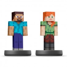 amiibo Steve & Alex (Super Smash Bros Collection)