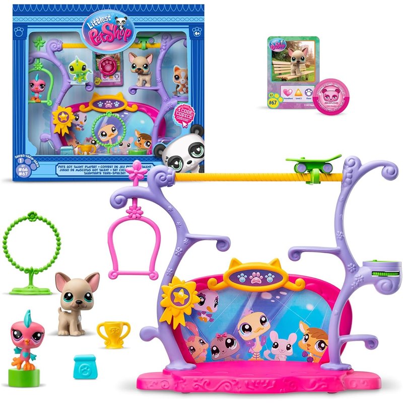Figuras Littlest Pet Shop - Pets Got Talent Playset Figuras Littlest Pet Shop - Pets Got Talent Playset