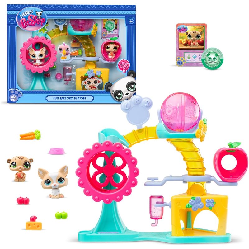 Figuras Littlest Pet Shop - Fun Factory Playset Figuras Littlest Pet Shop - Fun Factory Playset