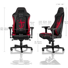 Cadeira Gaming noblechairs - HERO: DOOM Edition