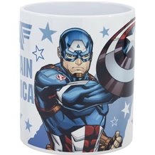 Caneca Cerâmica com Sublimação 325ml - Marvel Captain America