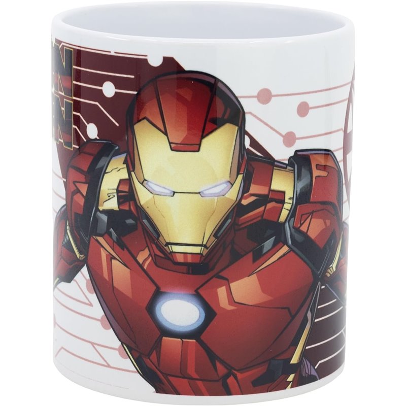 Caneca Cerâmica com Sublimação 325ml - Marvel Avengers Ironman Caneca Cerâmica com Sublimação 325ml - Marvel Avengers Ironman