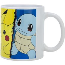 Caneca Cerâmica com Sublimação 325ml - Pokemon Starters