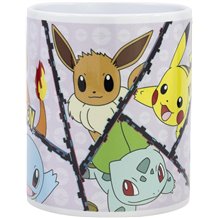 Caneca Cerâmica com Sublimação 325ml - Pokemon Distorsion