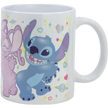 Caneca Cerâmica com Sublimação 325ml - Stitch Just Shake It