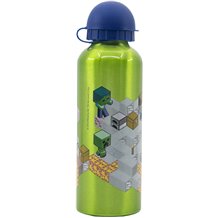 Garrafa Aluminio 530ML - Minecraft