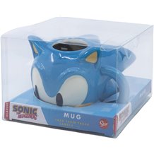 Caneca Cerâmica 3D 400ML - Sonic