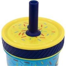 Copo Anti-Queda 370ml com Tampa e Palha - Pokémon