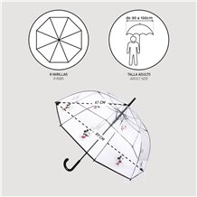 Guarda-Chuva - Mickey Rain (60cm)