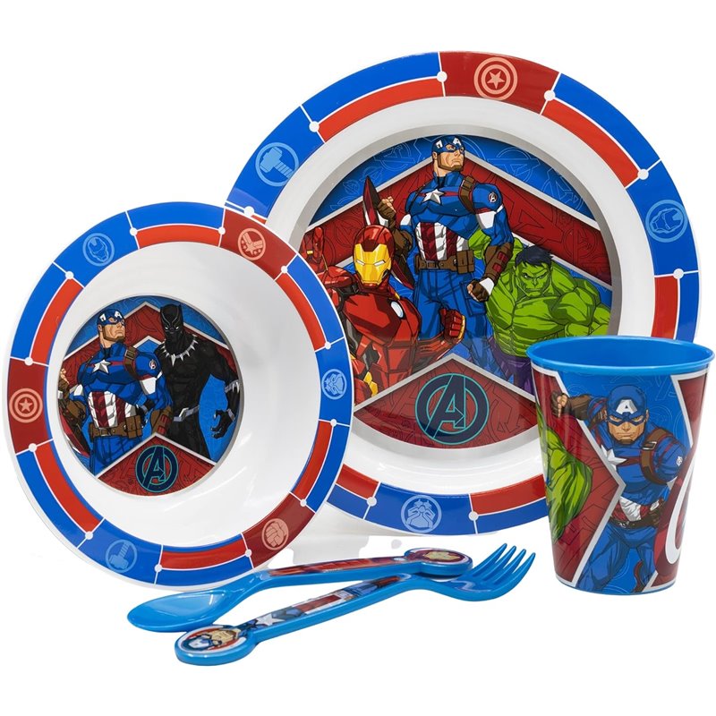 Conjunto Louça Infantil - Marvel Avengers Conjunto Louça Infantil - Marvel Avengers