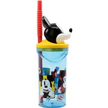 Copo 3D com Tampa e Palha 360 ML - Mickey