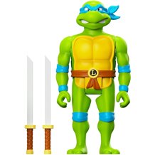Figura ReAction Teenage Mutant Ninja Turtles - Leonardo (Super 7)