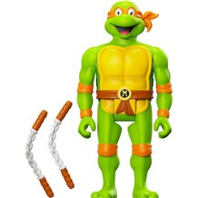 Figura ReAction Teenage Mutant Ninja Turtles - Michelangelo (Super 7)