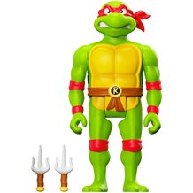 Figura ReAction Teenage Mutant Ninja Turtles - Raphael (Super 7)