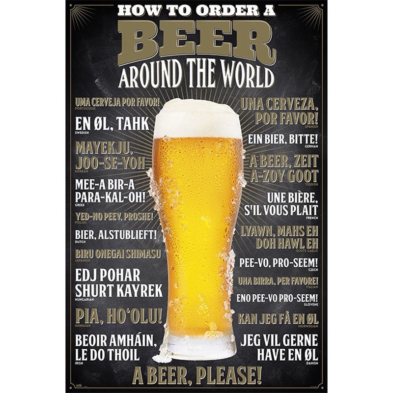 Poster How To Order A Beer Poster How To Order A Beer