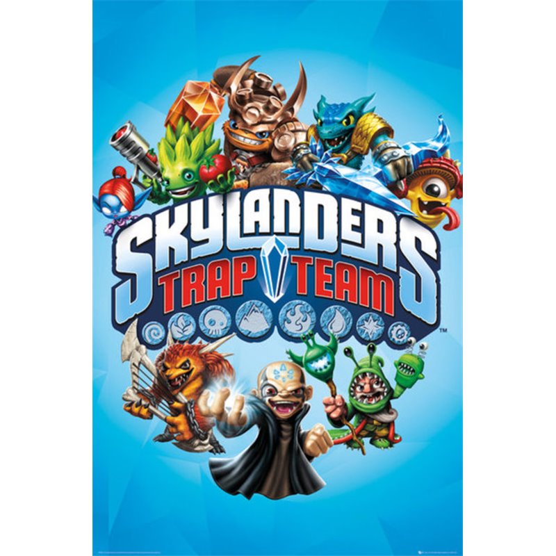 Poster Skylanders Trap Team Trap Team (Dinam) Poster Skylanders Trap Team Trap Team (Dinam)