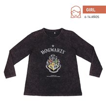 Camisola Larga Infantil Menina - Harry Potter (6 - 14 anos)