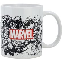 Caneca Cerâmica 325ml - Marvel Pattern