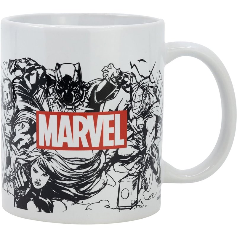 Caneca Cerâmica 325ml - Marvel Pattern Caneca Cerâmica 325ml - Marvel Pattern