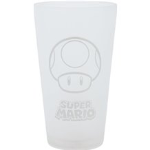 Conjunto 2 Copos Vidro 490 ML - Super Mario