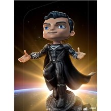 Figura MiniCo - DC Comics: Superman Black Suit (Iron Studios)