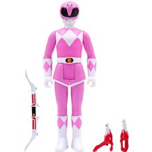 Figura Super 7 ReAction - Power Rangers Mighty Morphin: Pink Ranger