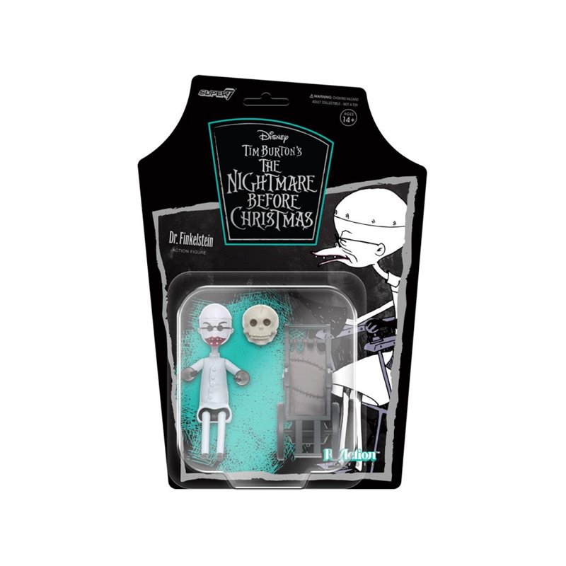 Figura Reaction Disney O Estranho Mundo De Jack Dr Finkelstein Figura Reaction Disney O Estranho Mundo De Jack Dr Finkelstein