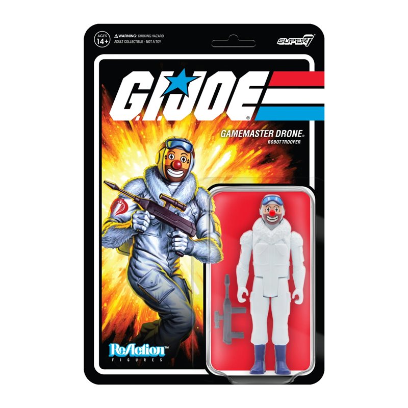Figura Reaction Gi Joe Gamemaster Drone Figura Reaction Gi Joe Gamemaster Drone