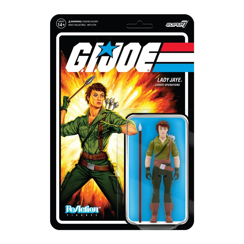 Figura Reaction Gi Joe Lady Jaye Figura Reaction Gi Joe Lady Jaye