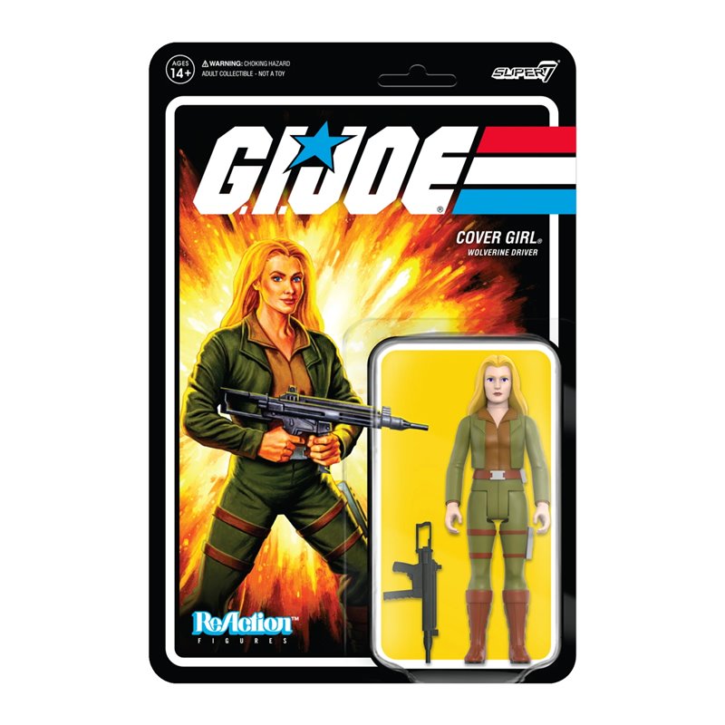 Figura Reaction Gi Joe Cover Girl Figura Reaction Gi Joe Cover Girl