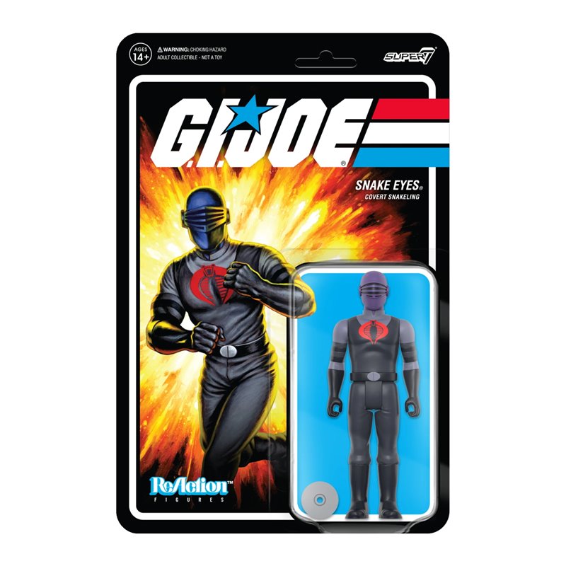 Figura Reaction Gi Joe Snake Eyes Pyramid Of Darkness Figura Reaction Gi Joe Snake Eyes Pyramid Of Darkness