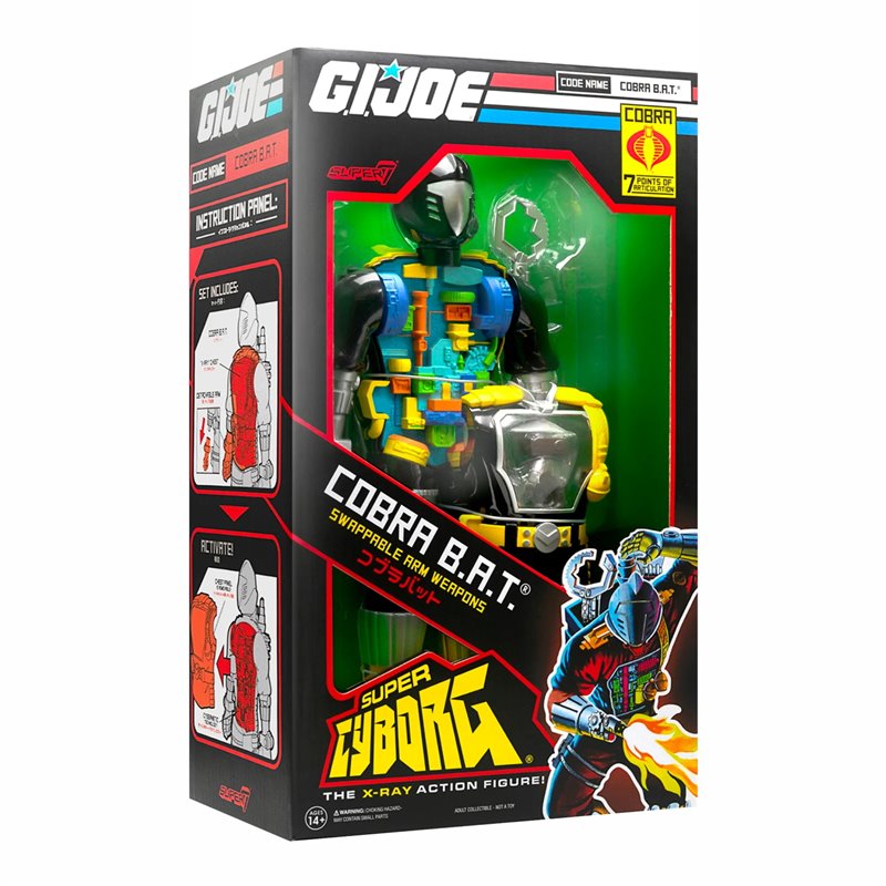 Figura Ultimates Gi Joe Cobra Bat Figura Ultimates Gi Joe Cobra Bat