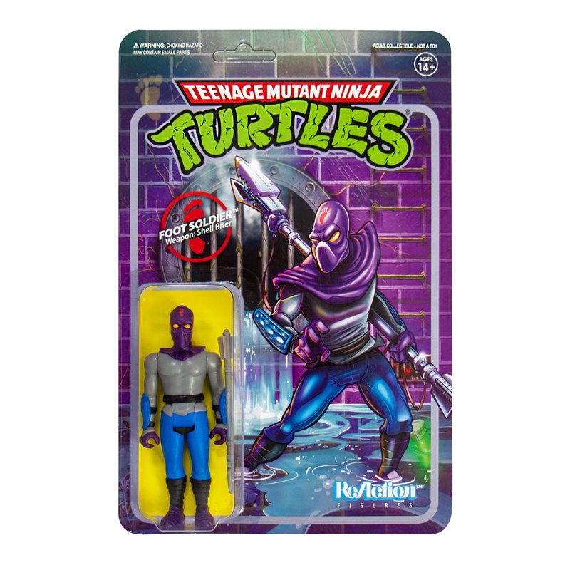 Figura Reaction As Tartarugas Ninja Foot Soldier Figura Reaction As Tartarugas Ninja Foot Soldier