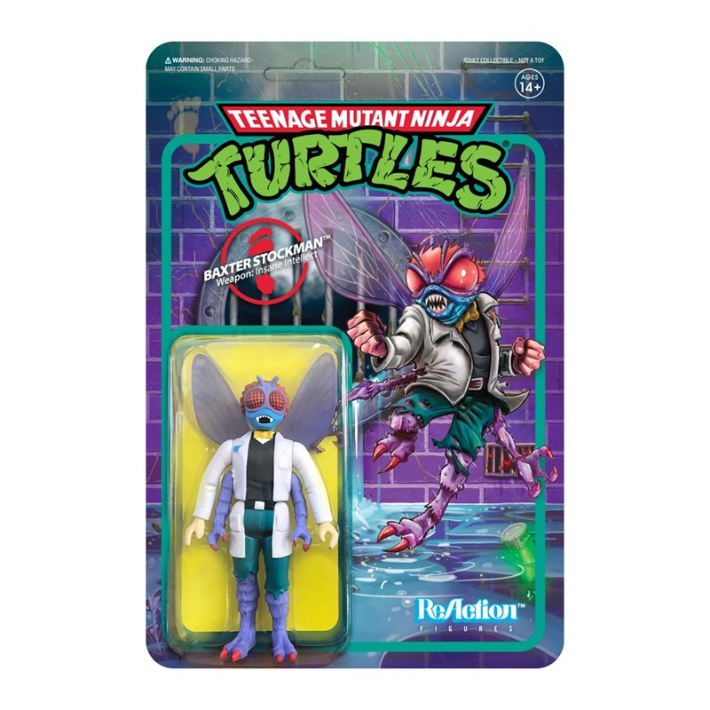 Figura Reaction As Tartarugas Ninja Baxter Stockman Figura Reaction As Tartarugas Ninja Baxter Stockman