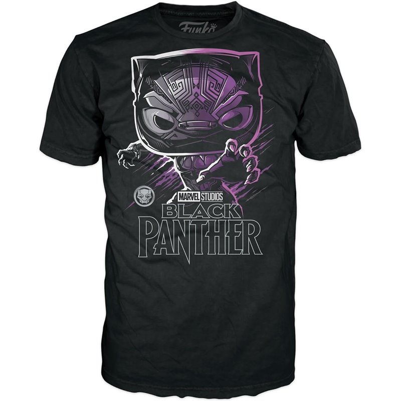 T-shirt Funko POP! Tees - Marvel: Black Panther T-shirt Funko POP! Tees - Marvel: Black Panther