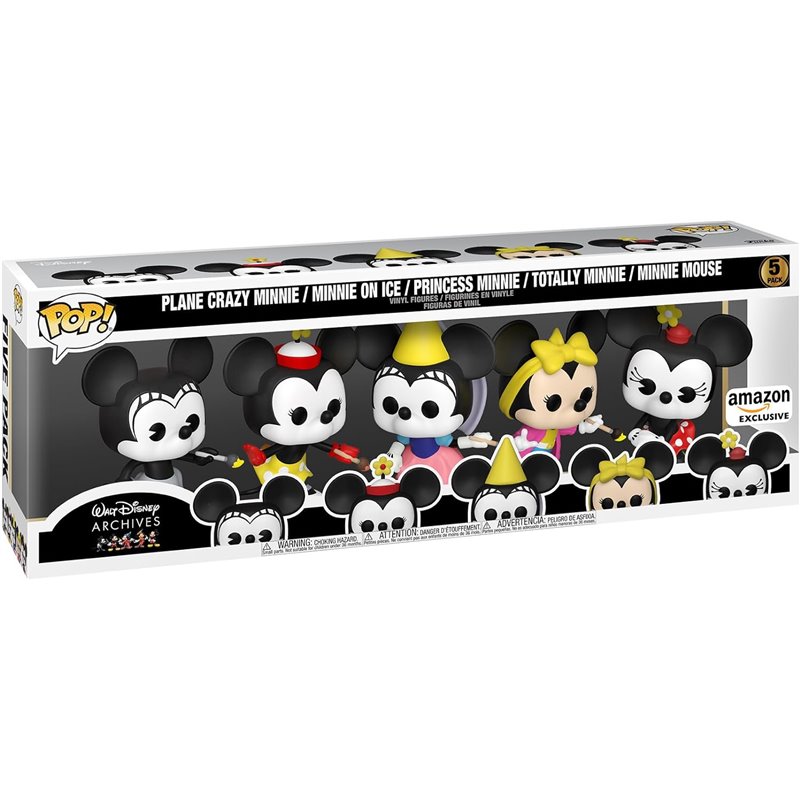 Funko POP! Disney: Walt Disney Archives - Minnie Mouse 5-Pack (Special Edition)