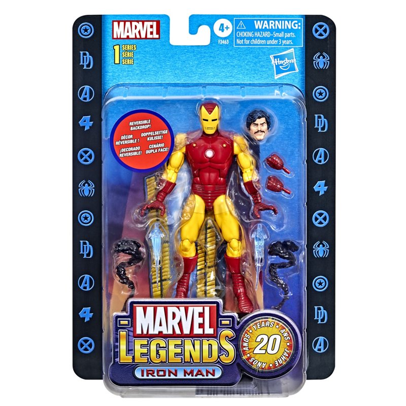Figura Marvel Iron Man 20 Aniversário Série Legends Figura Marvel Iron Man 20 Aniversário Série Legends