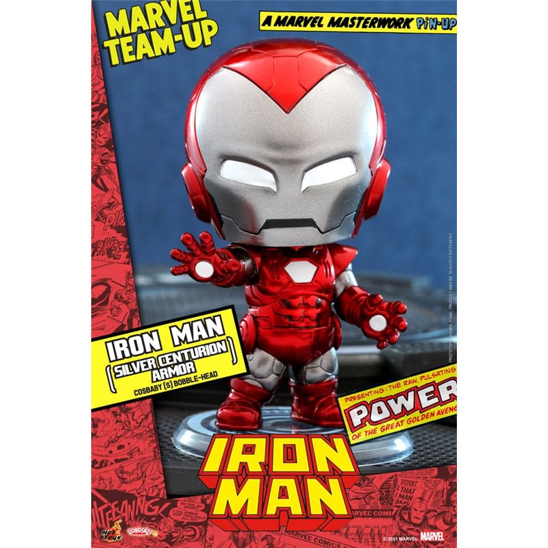 Figura Cosbaby - Avengers: Endgame (S) Mini Figure Iron Man (Silver Centurion Armor) 10 Cm Figura Cosbaby - Avengers: Endgame (S) Mini Figure Iron Man (Silver Centurion Armor) 10 Cm