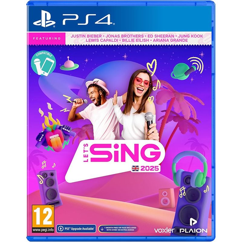 Let's Sing 2025 PS4 Let's Sing 2025 PS4